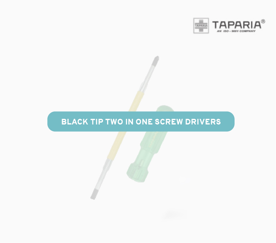 Black Tip Two In One Screw Drivers
